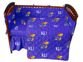 Kansas Jayhawks Baby Crib Set