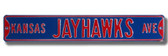 Kansas Jayhawks Avenue Sign