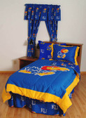 Kansas Bed in a Bag Twin - With Team Colored Sheets