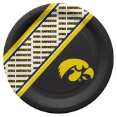 Iowa Hawkeyes Disposable Paper Plates