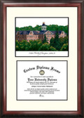 Indiana University of Pennsylvania Scholar Framed Lithograph with Diploma