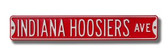 Indiana Hoosiers Avenue Sign
