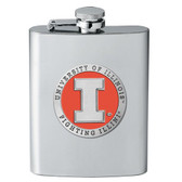 Illinois Fighting Illini Flask