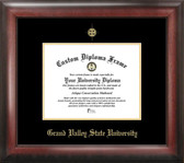 Grand Valley State Lakers Gold Embossed Diploma Frame