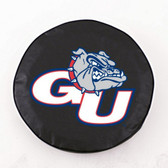 Gonzaga Bulldogs Black Tire Cover, Small
