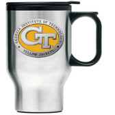 Georgia Tech Yellow Jackets Stainless Steel Travel Mug