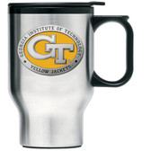 Georgia Tech Yellow Jackets Stainless Steel Travel Mug