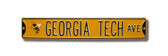 Georgia Tech Yellow Jackets Avenue Sign