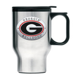 Georgia Bulldogs Stainless Steel Travel Mug