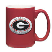 Georgia Bulldogs Red Coffee Mug Set