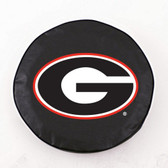 Georgia Bulldogs Black Tire Cover, Small