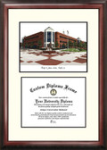 George Mason University Scholar Framed Lithograph with Diploma