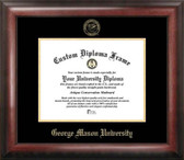 George Mason Patriots Gold Embossed Diploma Frame