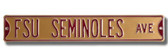 Florida State Seminoles Avenue Sign