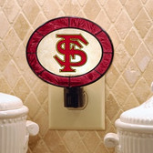 Florida State Seminoles Art Glass Nightlight