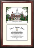 Eastern Kentucky University Scholar Framed Lithograph with Diploma