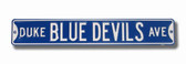 Duke Blue Devils Avenue Sign