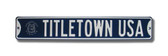 Connecticut Huskies Titletown USA Street Sign