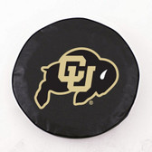 Colorado Buffaloes Black Tire Cover, Large