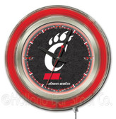 Cincinnati Bearcats Neon Clock