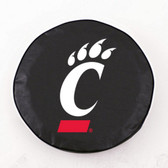 Cincinnati Bearcats Black Tire Cover, Large