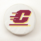 Central Michigan Chippewas White Tire Cover, Large