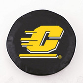 Central Michigan Chippewas Black Tire Cover, Large