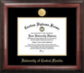 Central Florida Goden Knights Gold Embossed Diploma Frame