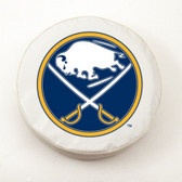 Buffalo Sabres White Tire Cover, Large