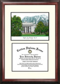 Brigham Young University Scholar Framed Lithograph with Diploma