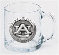 Auburn Tigers Clear Coffee Mug Set