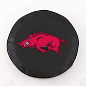 Arkansas Razorbacks Black Tire Cover, Large