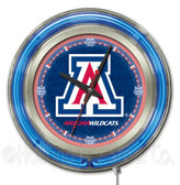 Arizona Wildcats Neon Clock