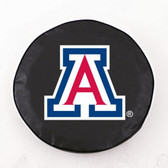 Arizona Wildcats Black Tire Cover, Small