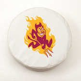 Arizona State Sun Devils White Tire Cover, Large