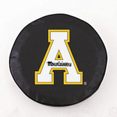 Appalachian State Mountaineers Black Tire Cover, Large