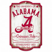 Alabama Crimson Tide Wood Sign - College Vault