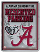 Alabama Crimson Tide Metal Parking Sign