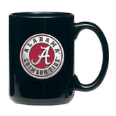 Alabama Crimson Tide Black Coffee Mug Set
