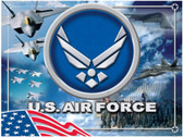 Air Force Falcons Printed Canvas