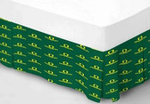 Oregon Ducks Printed Dust Ruffle Full