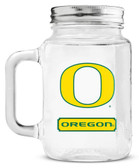 Oregon Ducks Mason Jar Glass With Lid