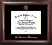 Old Dominion Monarchs Gold Embossed Diploma Frame