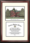 Oklahoma State University Scholar Framed Lithograph with Diploma