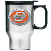 Oklahoma State Cowboys Stainless Steel Travel Mug