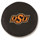 Oklahoma State Cowboys Black Tire Cover, Large