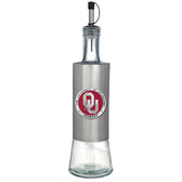 Oklahoma Sooners Colored Logo Pour Spout Stainless Steel Bottle