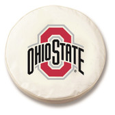 Ohio State Buckeyes White Tire Cover, Small