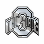 Ohio State Buckeyes Silver Auto Emblem