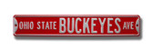 Ohio State Buckeyes Avenue Sign